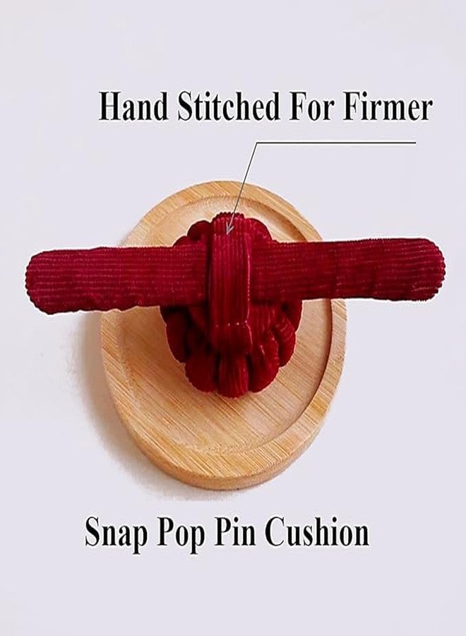 Gemsy Wrist Pin Cushions Band Sewing Needle Cushion Needle Holder Pincushions with Adjustable Elastic Strap Fit All Wrist Sizes for Sewing Quilting Needlework DIY Crafts - Image 4
